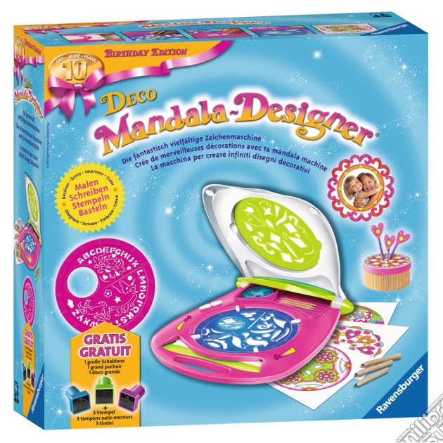 Mandala machine birthday edition + omaggio gioco di RAVENSBURGER