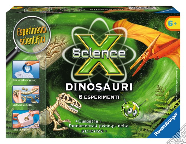 Ravensburger 18828 - Science X - Esperimenti Scientifici - Mini - Dinosauri gioco di Ravensburger