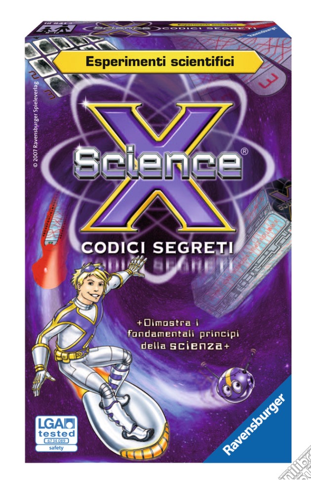 Science x: codici segreti gioco di RAVENSBURGER