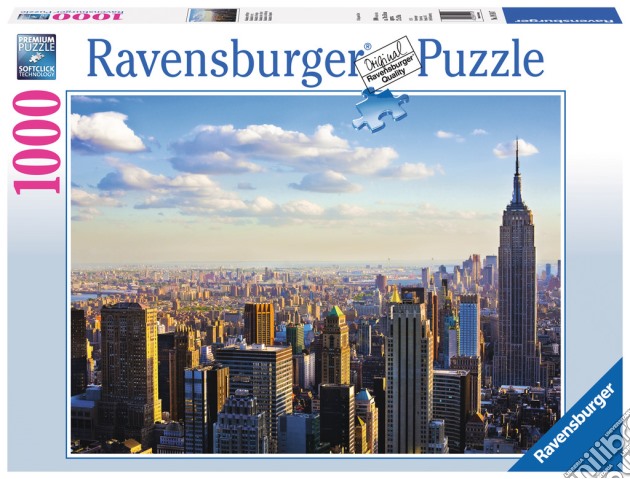 Puzzle 1000 pz - manhattan al mattino puzzle di RAVENSBURGER
