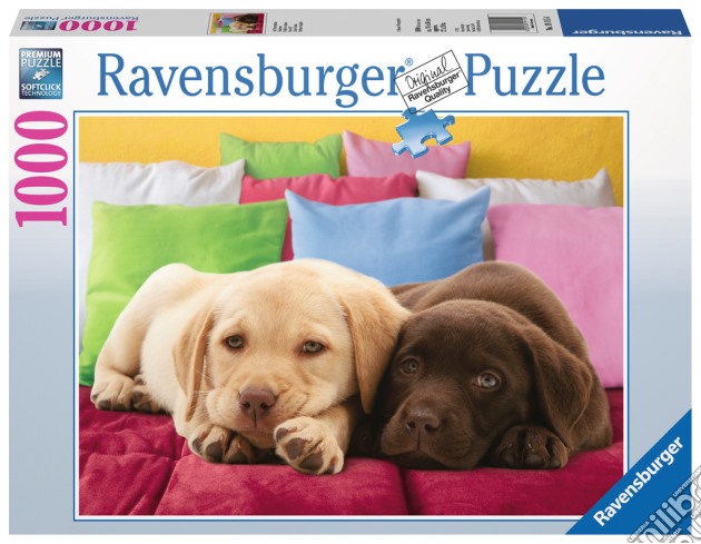 Ravensburger 19115 - Puzzle 1000 Pz - Animali - Cuccioli Di Labrador puzzle di Ravensburger