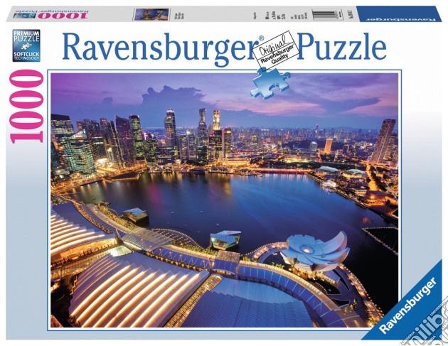 Ravensburger 19141 - Puzzle 1000 Pz - Foto E Paesaggi - Skyline Di Singapore puzzle di Ravensburger