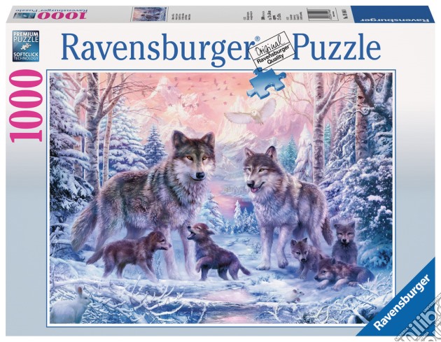 Ravensburger 19146 - Puzzle 1000 Pz - Animali - Lupi Artici puzzle di Ravensburger