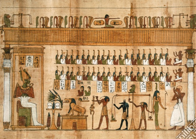 Puzzle 1000 pz - papiro egizio, xxvi dinastia puzzle di RAVENSBURGER