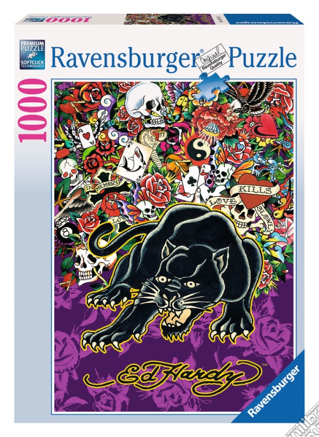 Edhardy: black panther puzzle di RAVENSBURGER