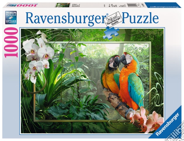 Puzzle 1000 pz - pappagalli puzzle di RAVENSBURGER