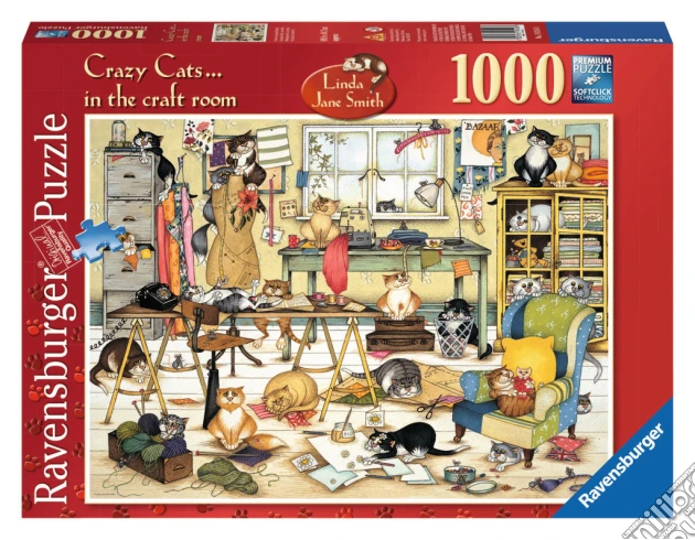 Puzzle 1000 Pz Fantasy - Gatti Matti puzzle di Ravensburger