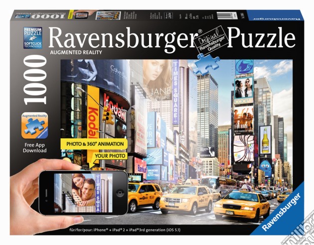 Puzzle 1000 pz - times square puzzle di RAVENSBURGER