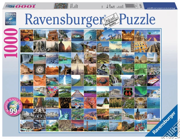 Ravensburger 19371 - Puzzle 1000 Pz - Foto E Paesaggi - 99 Siti Piu' Belli Del Mondo puzzle di Ravensburger