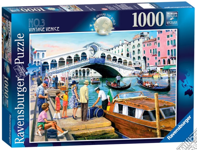 Puzzle 1000 Pz Fantasy - Venezia Vintage puzzle di Ravensburger