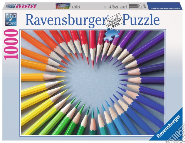 Puzzle 1000 Pz Foto E Paesaggi - Cuore A Colori puzzle di Ravensburger