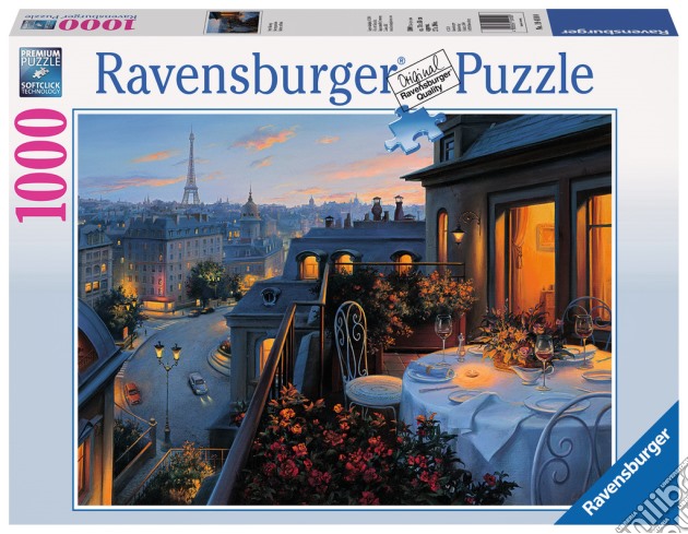Ravensburger 19410 - Puzzle 1000 Pz - Fantasy - Balcone A Parigi puzzle di Ravensburger