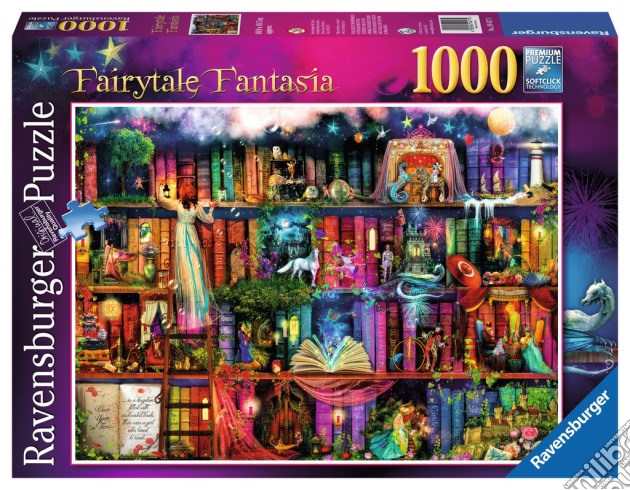 Ravensburger 19417 - Puzzle 1000 Pz - Fantasy - La Libreria Delle Fate puzzle di Ravensburger