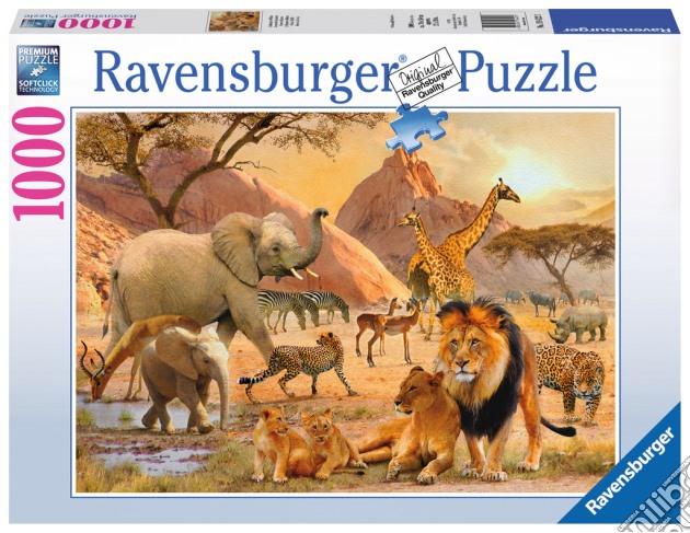 Puzzle 1000 Pz Animali - Riserva Africana puzzle