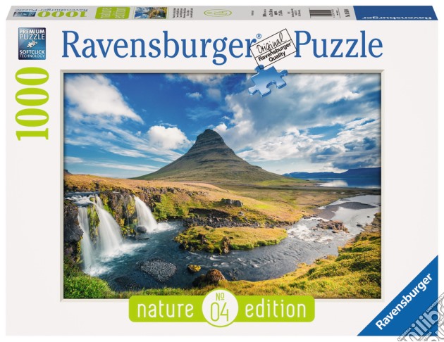 Ravensburger 19539 - Puzzle 1000 Pz - Foto E Paesaggi - Cascate Di Kirkjufell, Islanda puzzle di Ravensburger