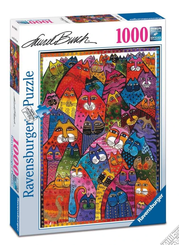 Ravensburger 19630 - Puzzle 1000 Pz - Fantasy - Laurel Burch - Fantastici Felini puzzle di Ravensburger
