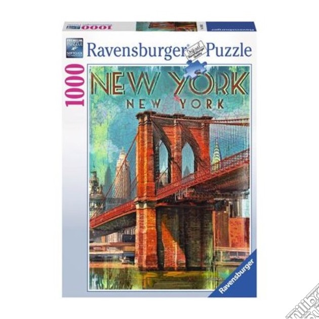 Ravensburger 19835 - Puzzle 1000 Pz - Retro New York puzzle di Ravensburger