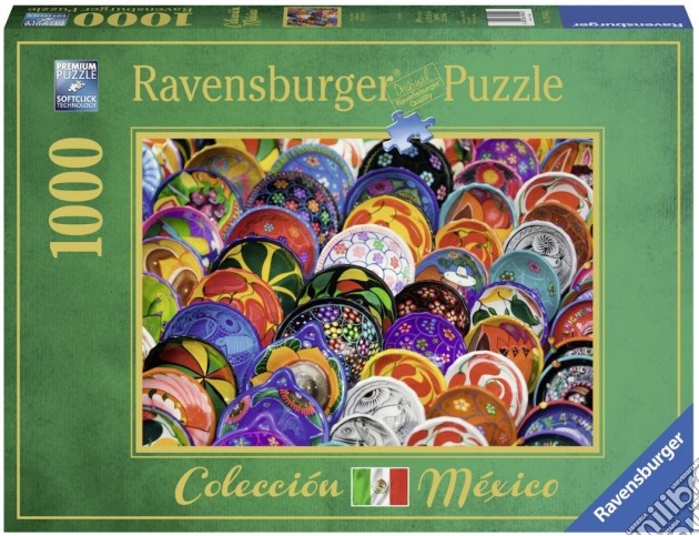 Ravensburger 19841 - Puzzle 1000 Pz - Colorful Plates puzzle di Ravensburger