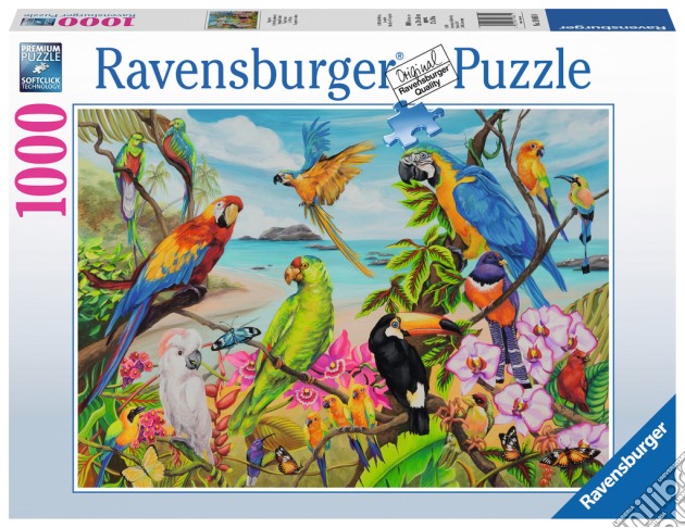 Ravensburger 19861 - Puzzle 1000 Pz - Pappagalli Colorati puzzle di Ravensburger