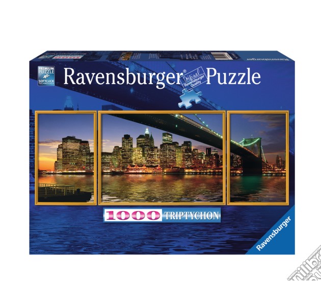 Puzzle 1000 pz - trittico: skyline puzzle di RAVENSBURGER