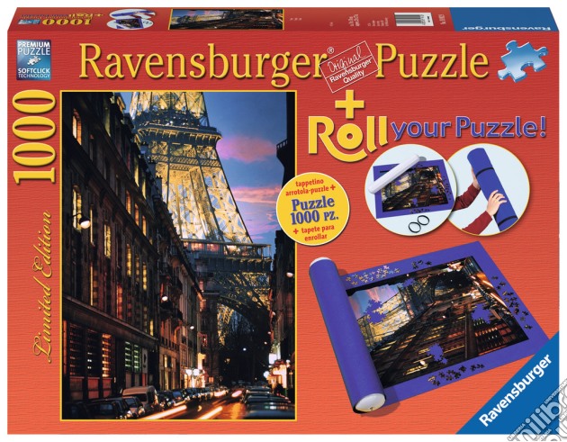 Ravensburger 19912 - Puzzle 1000 Pz + Tappetino Roll Your Puzzle - Parigi puzzle di Ravensburger