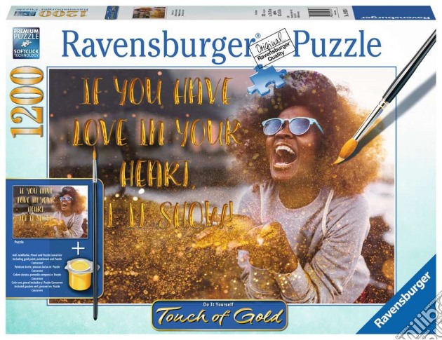 Ravensburger 19933 - Touch Of Gold 1200Pz - Mostrami Il Tuo Amore gioco di Ravensburger