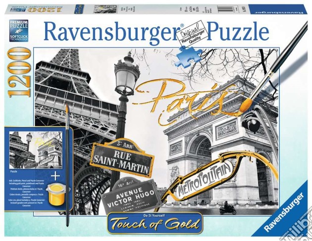 Ravensburger 19935 - Touch Of Gold 1200Pz - Un Tocco Di Oro A Parigi gioco di Ravensburger