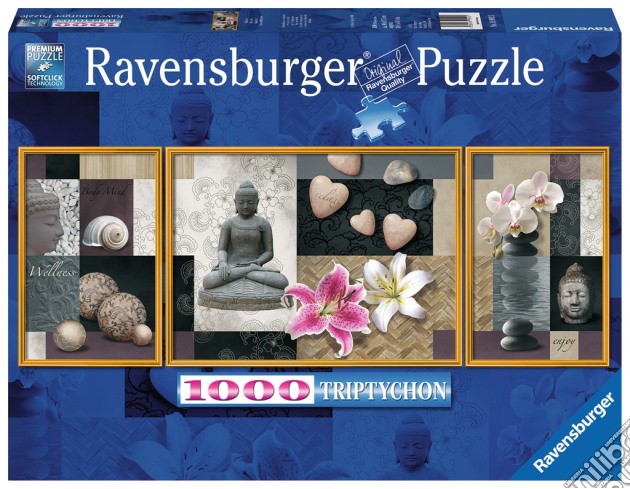 Puzzle 1000 pz - trittico: wellness puzzle di RAVENSBURGER