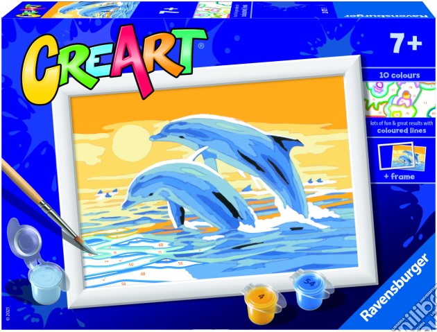 Ravensburger: Creart Serie E - Delfini Amici gioco