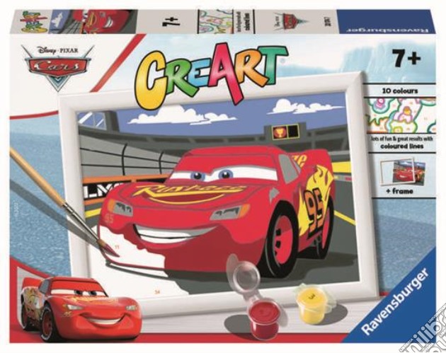 Ravensburger: Creart Serie E - Cars: Lightning McQueen gioco