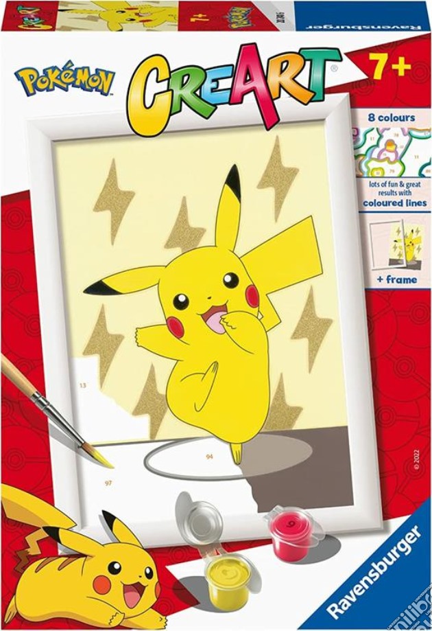 Ravensburger: Creart Serie E Licensed - Pokemon: Pikachu gioco