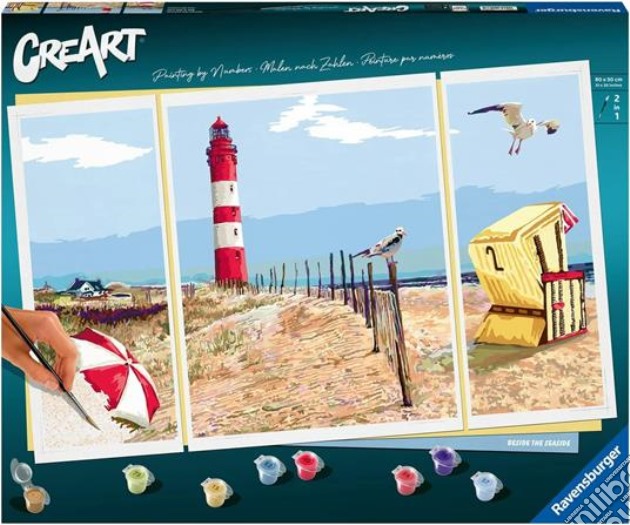 Ravensburger: Creart Serie Premium Trittico - Spiaggia Del Nord gioco