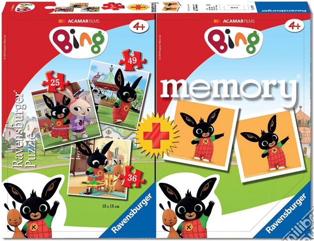 Ravensburger 20518 - Multipack Memory + Puzzle - Bing puzzle di Ravensburger