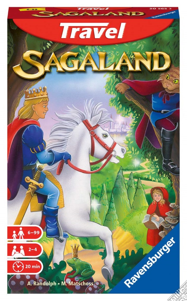 Ravensburger 20565 3 - Travel Game - Sagaland gioco