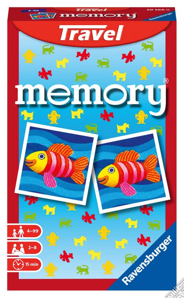 Ravensburger 20566 0 - Travel Game - Mini Memory gioco