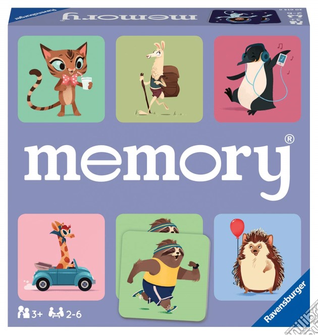 Ravensburger 20614 8 - Memory - Animali Felici gioco