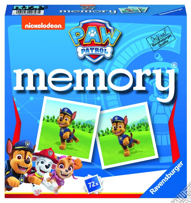 Ravensburger: 20743 5 Memory Paw Patrol gioco