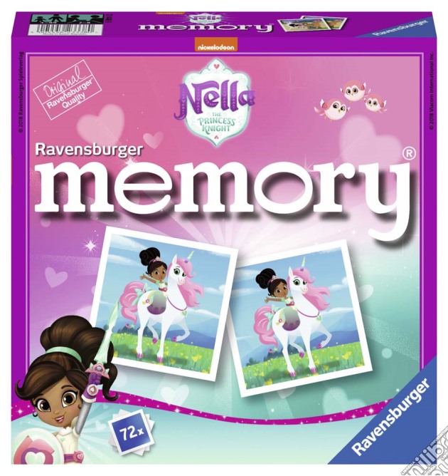 Ravensburger 21448 - Memory - Nella The Princess Knight gioco di Ravensburger