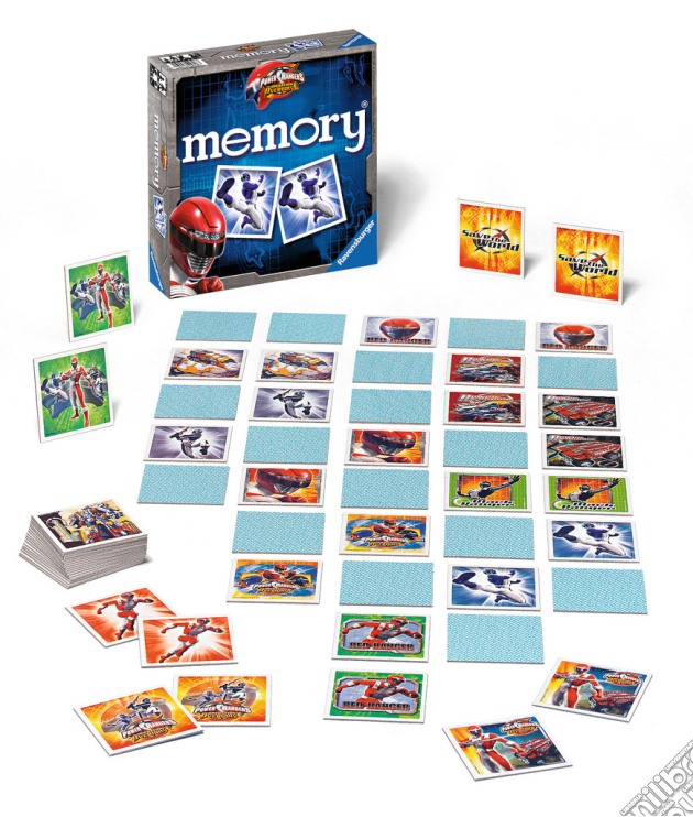 Memory® power rangers gioco di RAVENSBURGER