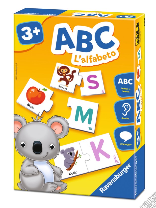 Ravensburger 24103 - Learning Games - Abc - L'Alfabeto gioco di Ravensburger