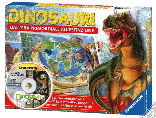 Il mondo dei dinosauri + cd (7+ anni) gioco di RAVENSBURGER