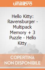 Hello Kitty: Ravensburger - Multipack Memory + 3 Puzzle - Hello Kitty giochi