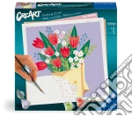 Ravensburger: Creart Adulti Serie Trend Quadrati - Bouquet Di Tulipani giochi