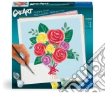 Ravensburger: Creart Adulti Serie Trend Quadrati - Bouquet Di Rose giochi