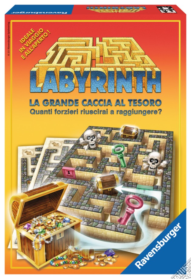 Ravensburger 26548 - Labyrinth - La Grande Caccia Al Tesoro gioco di Ravensburger