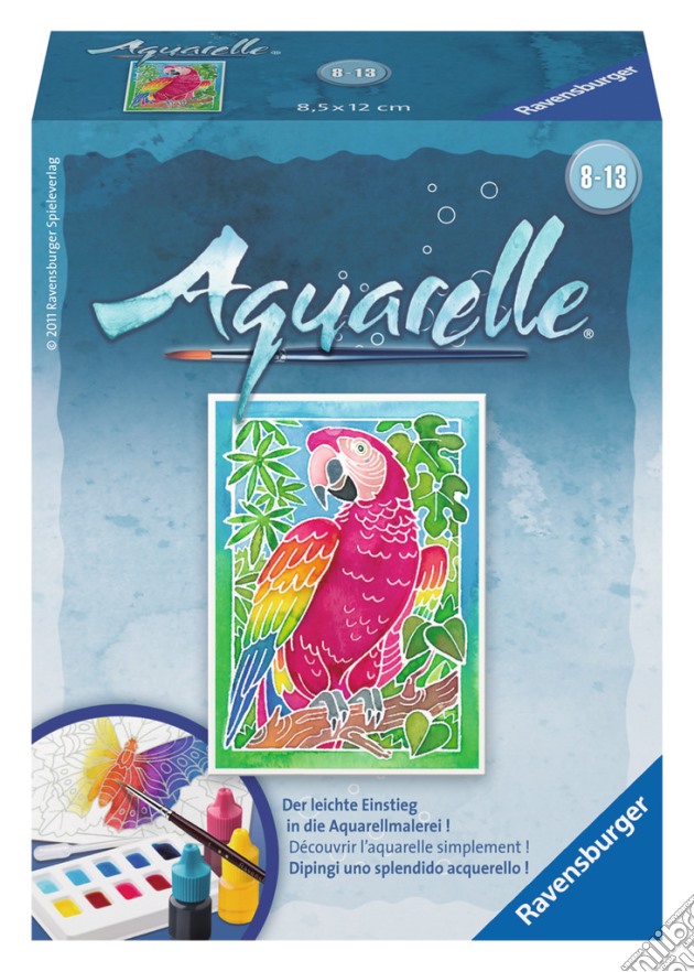 Aquarelle - serie mini - pappagallo gioco di RAVENSBURGER