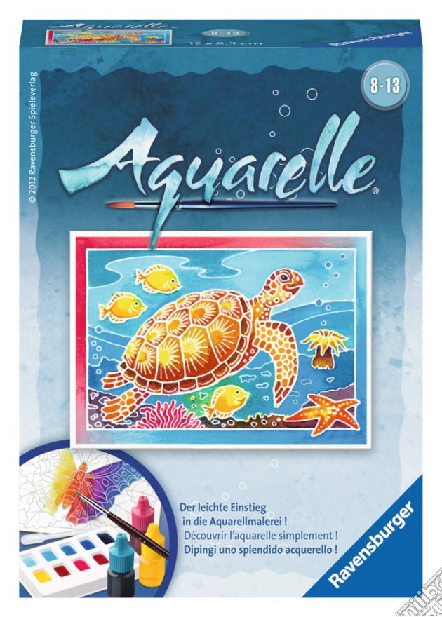 Aquarelle - serie mini - tartaruga gioco di RAVENSBURGER