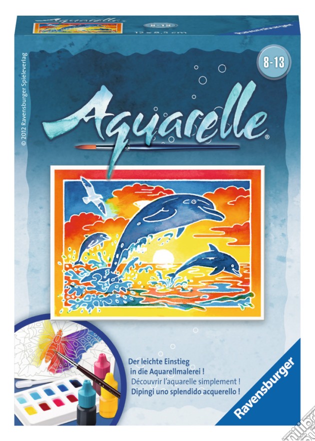Aquarelle - serie mini - delfini gioco di RAVENSBURGER