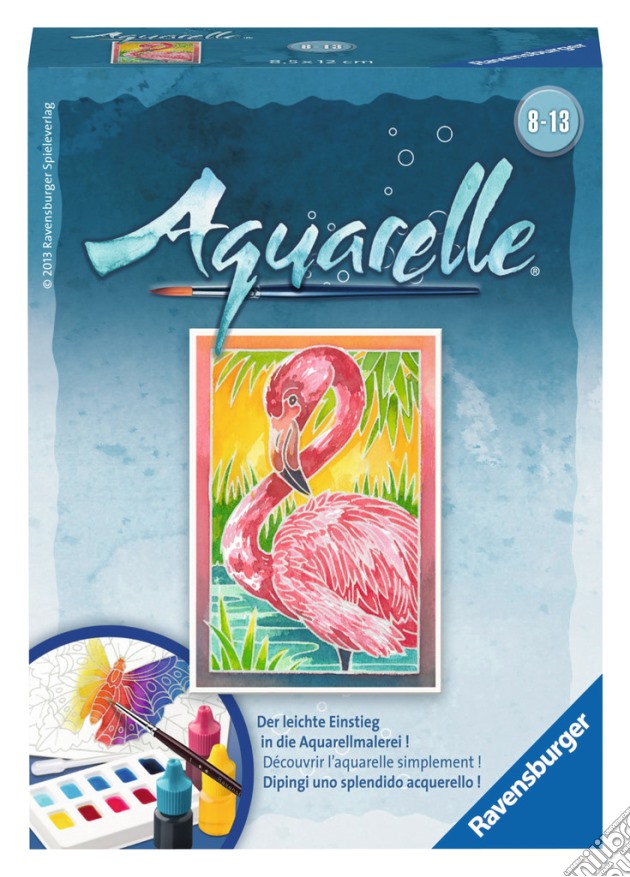 Aquarelle - serie mini - fenicottero gioco di RAVENSBURGER