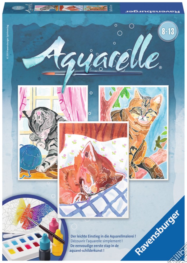 Aquarelle - serie midi - gattini gioco di RAVENSBURGER